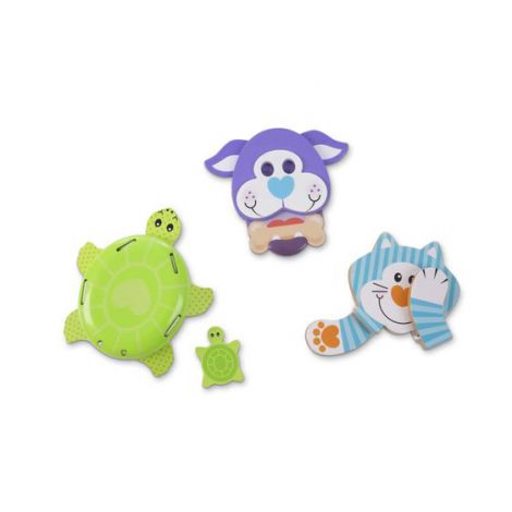 Set 3 jucarii pentru motricitate Animale de companie - Melissa & Doug - poza 2