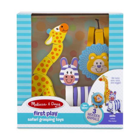 Set 3 jucarii pentru motricitate Safari - Melissa & Doug - poza 3