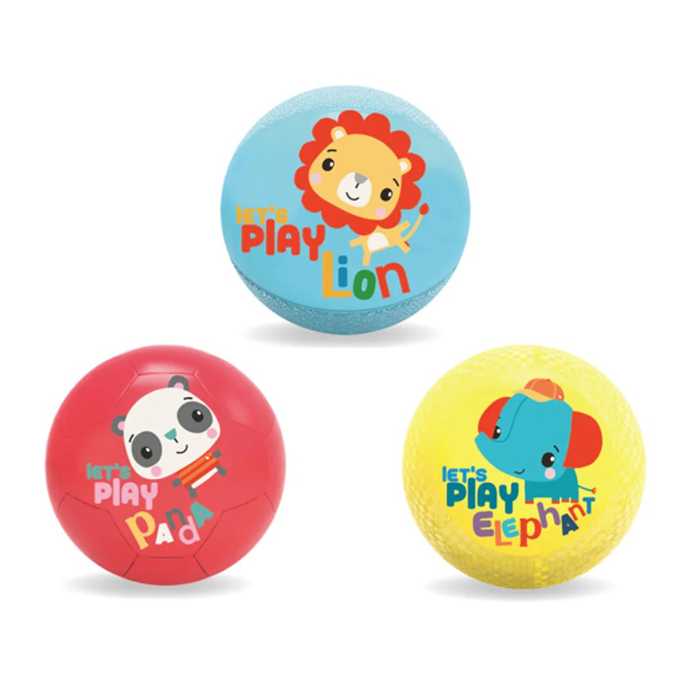 Set 3 mingi moi elastice pentru bebelusi Fisher Price 12 cm - poza 1