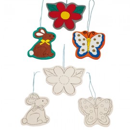Set 3 pandantive de decorat Primavara - poza 1
