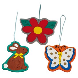 Set 3 pandantive de decorat Primavara - poza 2