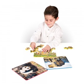 Set 3 puzzle progresive Animale - poza 2