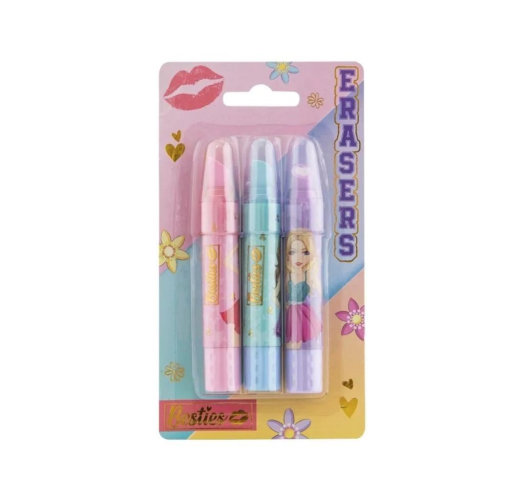 Set 3 radiere in forma de ruj Grafix Besties 140022 - poza 2