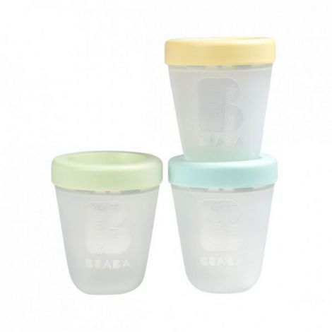 Set 3 recipiente silicon 200ml Spring - poza 1