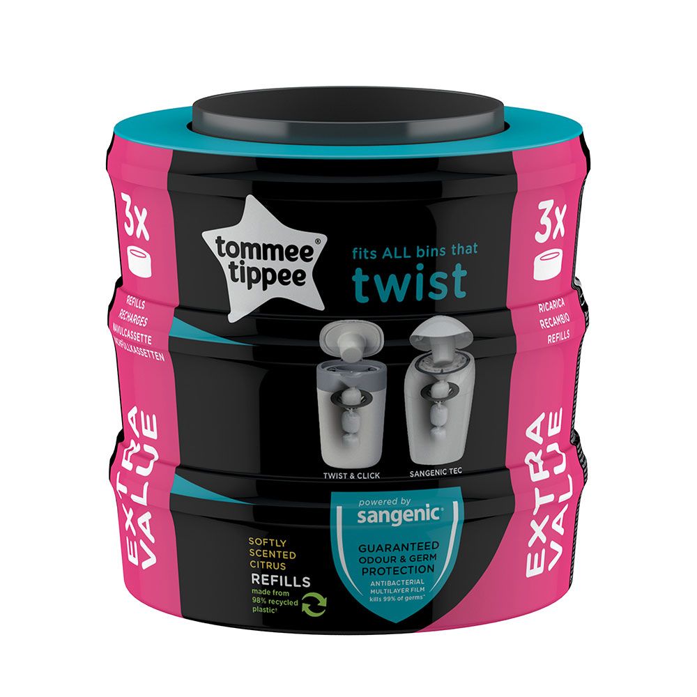 Set 3 rezerve pentru cos igienic Tommee Tippee Twist Click - poza 1