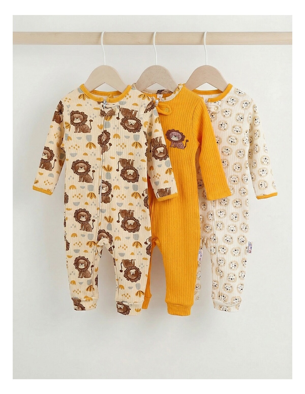 Set 3 salopete premium, Lion Lionel, multicolor