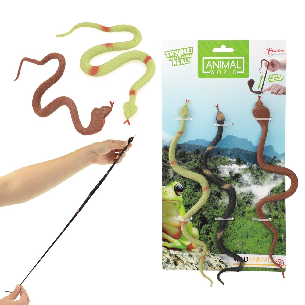 Set 3 serpi cauciuc elastici Ttoys - poza 2