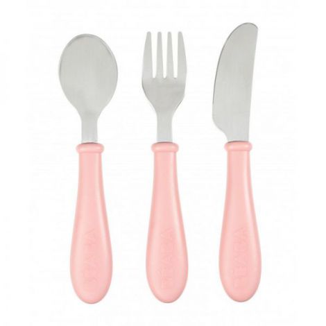 Set 3 tacamuri inox - Roz