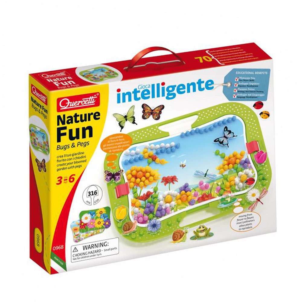 Set 316 piese Quercetti Mosaic Mix Nature Fun 968 - poza 1