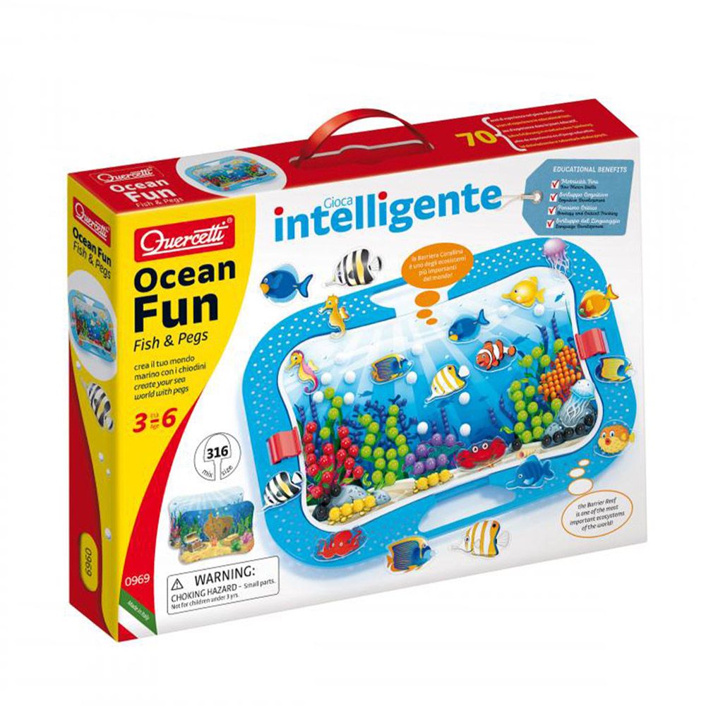 Set 316 piese Quercetti Mosaic Mix Ocean Fun 969 - poza 1