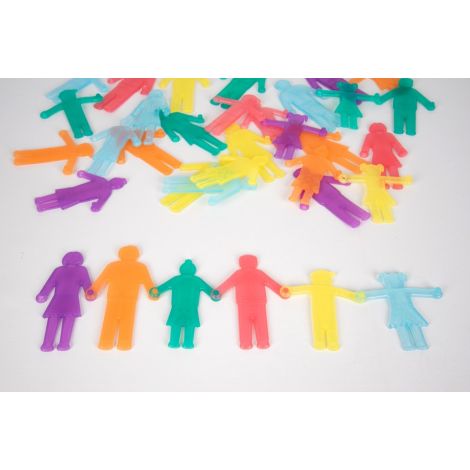 Set 36 figurine translucide Familia pentru mese si tablete luminoase - poza 2