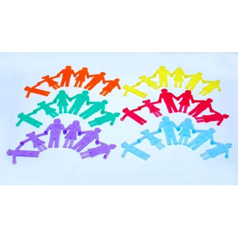 Set 36 figurine translucide Familia pentru mese si tablete luminoase - poza 4
