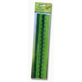 Set 4 borduri fetru Verde mix - poza 1