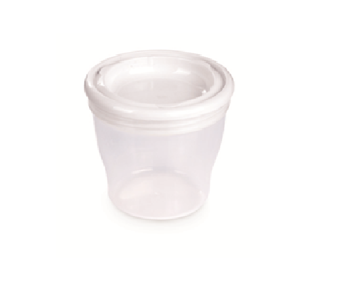 Set 4 bucati recipiente lapte matern sau alimente 180 ml - poza 2