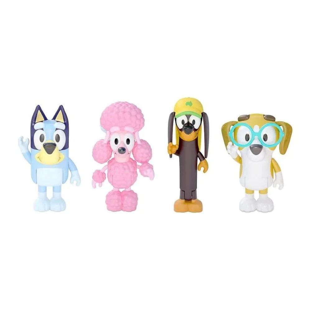 Set 4 figurine Bluey si Prietenii - poza 1