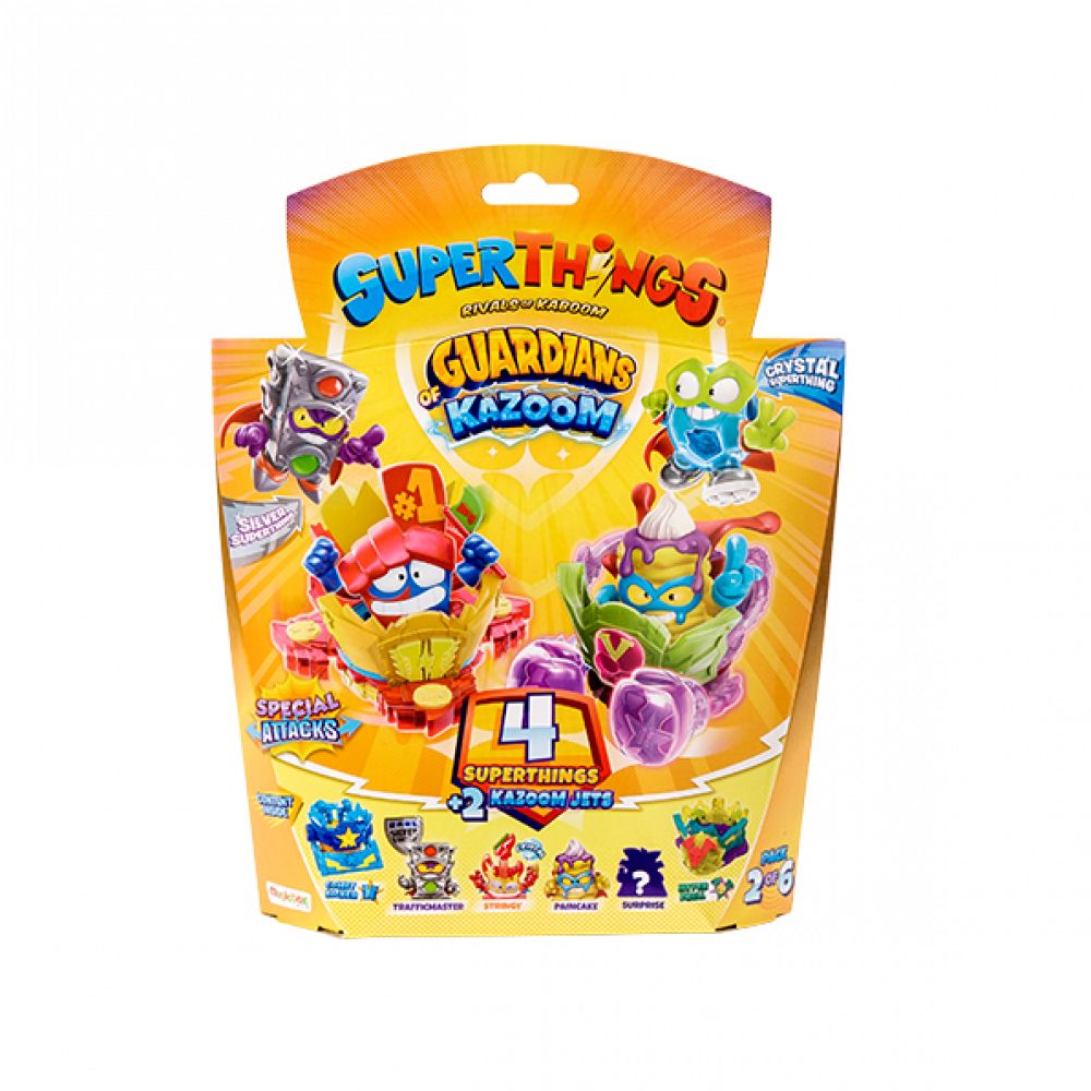 Set 4 figurine cu accesorii Superthings Guardians Of Kazoom - poza 1