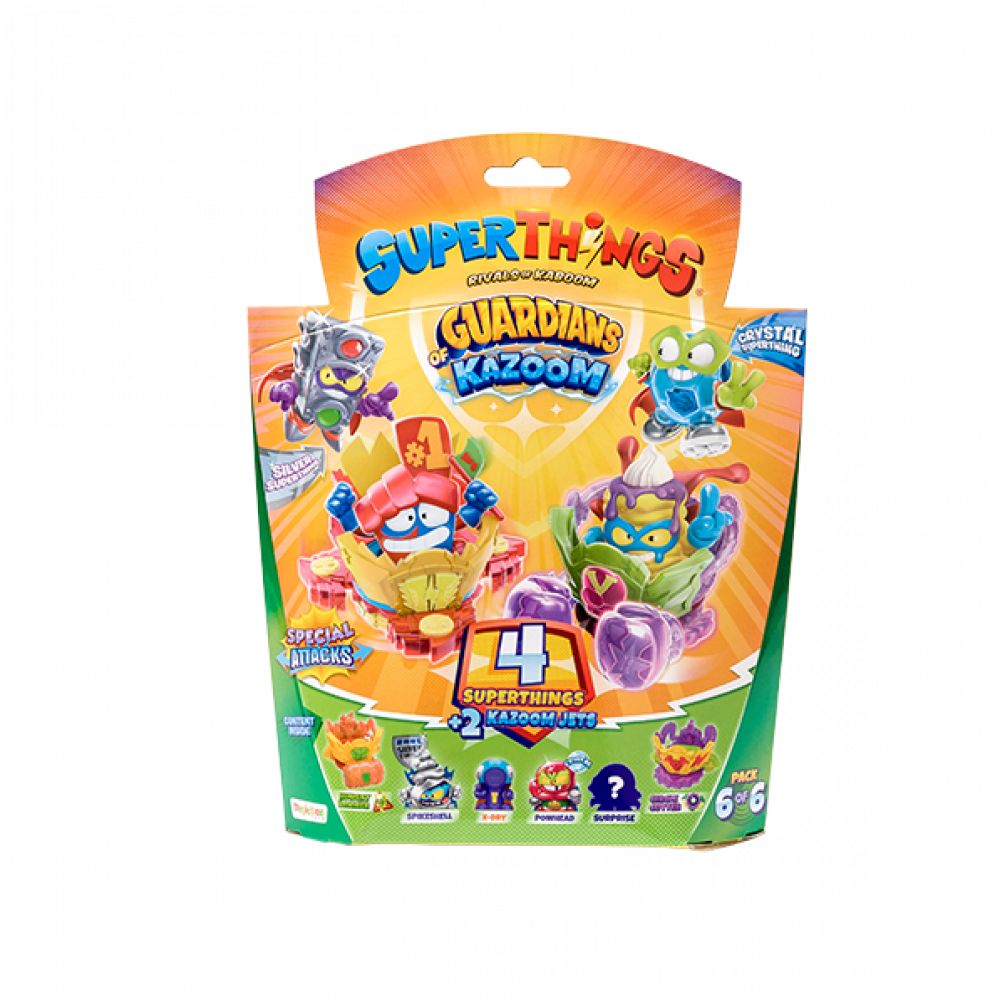 Set 4 figurine cu accesorii Superthings Guardians Of Kazoom - poza 2