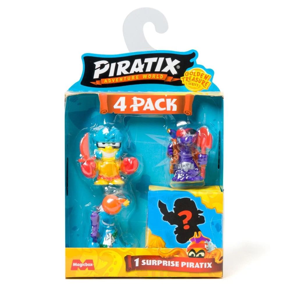 Set 4 figurine Piratix Golden Treasure - poza 1