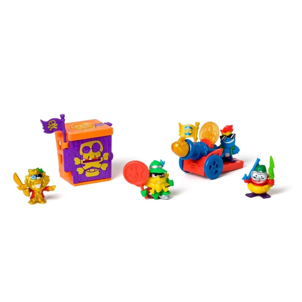 Set 4 figurine Piratix Golden Treasure Captain Pack diverse modele - poza 2
