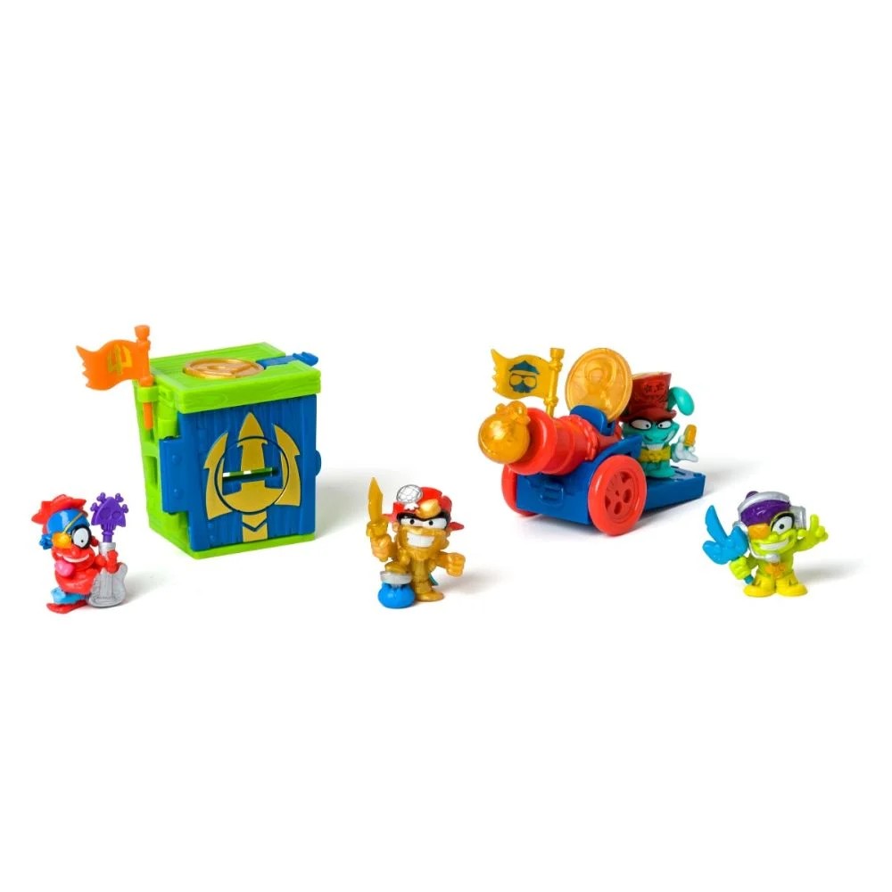 Set 4 figurine Piratix Golden Treasure Captain Pack diverse modele - poza 4