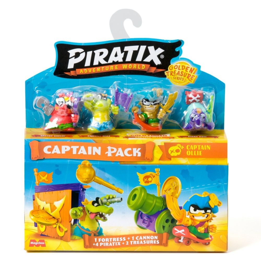 Set 4 figurine Piratix Golden Treasure Captain Pack diverse modele - poza 5