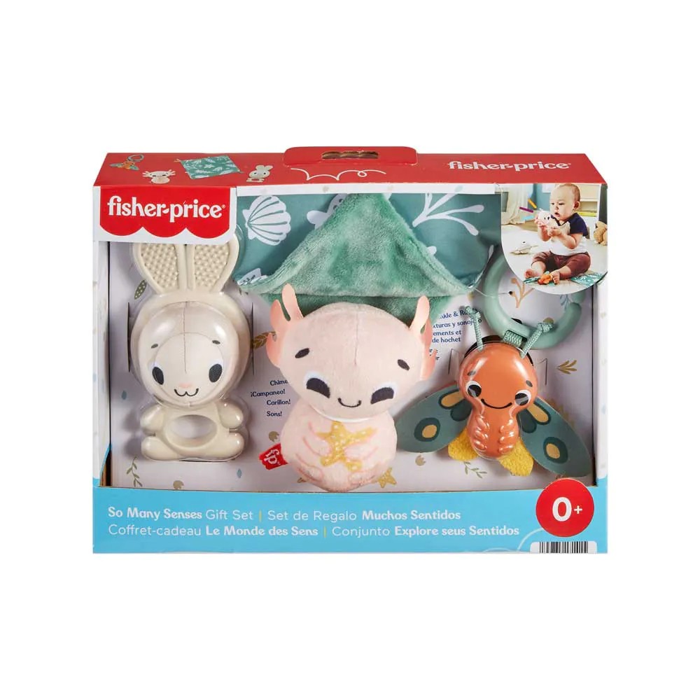 Set 4 jucarii senzoriale Fisher Price So Manny Senses - poza 2