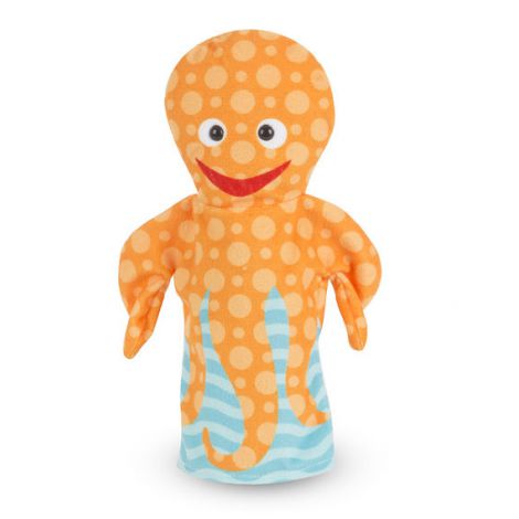 Set 4 papusi de mana Animale marine - Melissa and Doug - poza 3