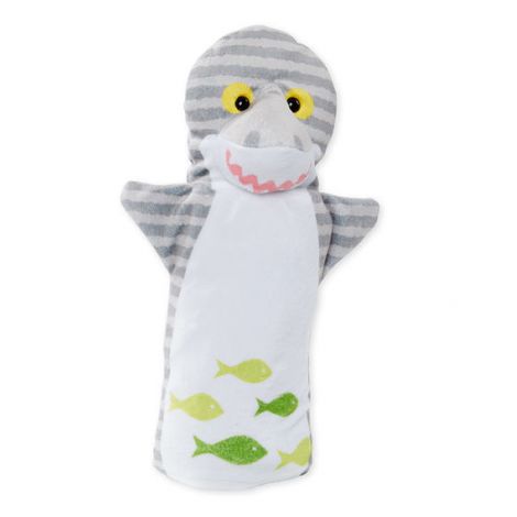 Set 4 papusi de mana Animale marine - Melissa and Doug - poza 4