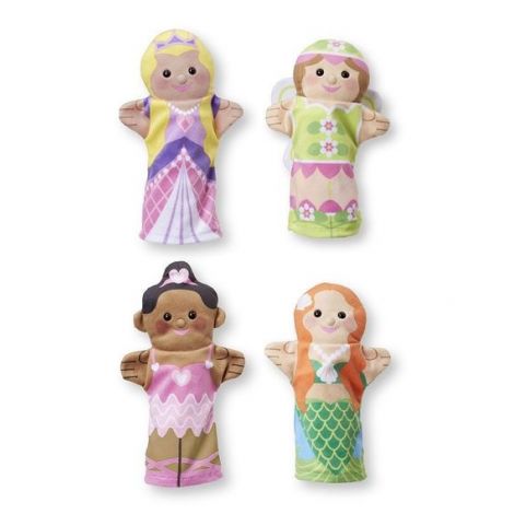Set 4 papusi de mana Printese Melissa and Doug - poza 1
