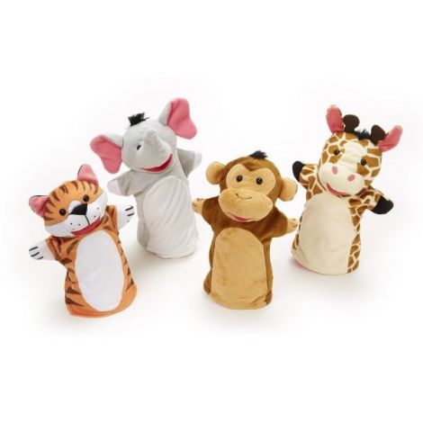 Set 4 papusi de mana Zoo Melissa and Doug - poza 1