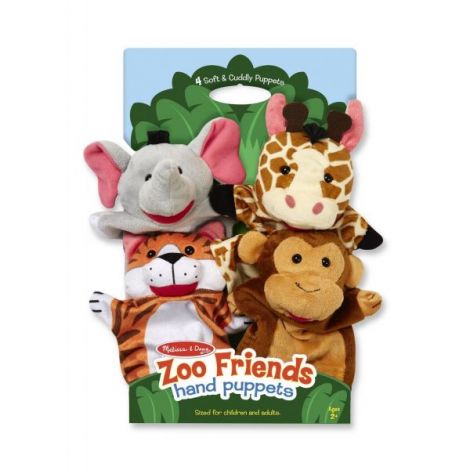 Set 4 papusi de mana Zoo Melissa and Doug - poza 2
