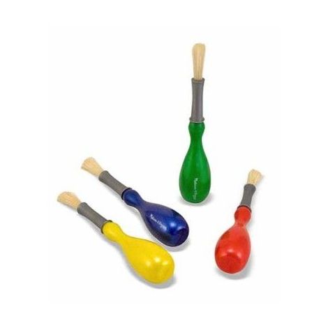 Set 4 pensule jumbo cu maner special Melissa and Doug - poza 2