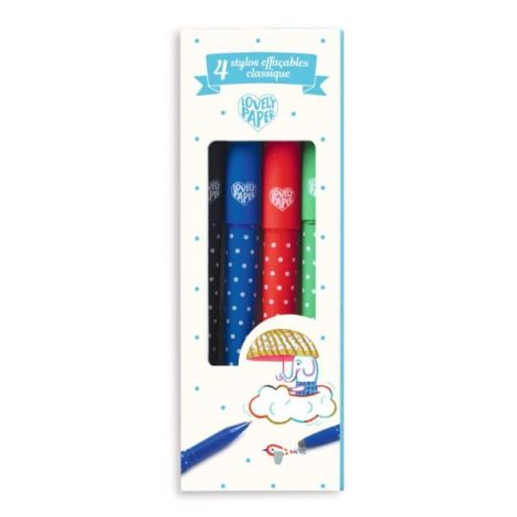 Set 4 pixuri cu radiera, Djeco - poza 2