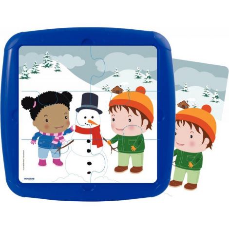 Set 4 puzzle Anotimpuri - Miniland - poza 3