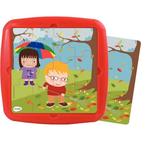 Set 4 puzzle Anotimpuri - Miniland - poza 4
