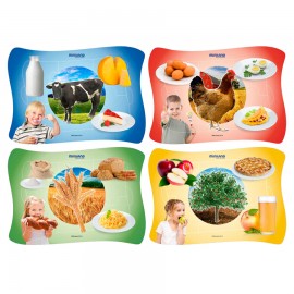 Set 4 puzzle De unde provin alimentele - poza 1