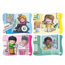 Set 4 puzzle Igiena - poza 1
