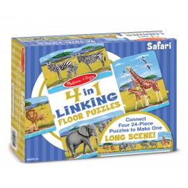 Set 4 puzzle podea conectabile Safari