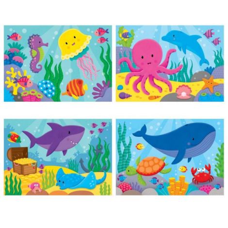 Set 4 puzzle-uri - oceanul vesel (2,3,4,5 piese) - poza 3