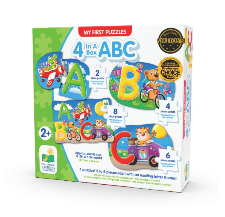 Set 4 puzzle-uri The Learning Journey ABC Engleza - poza 1