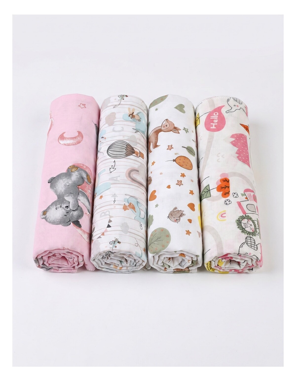 Set 4 scutece finet imprimate Rania
