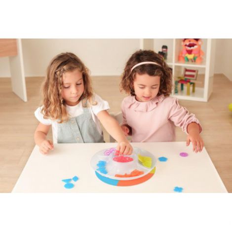 Set 4 tavite compartimentate translucide pentru sortare - poza 3