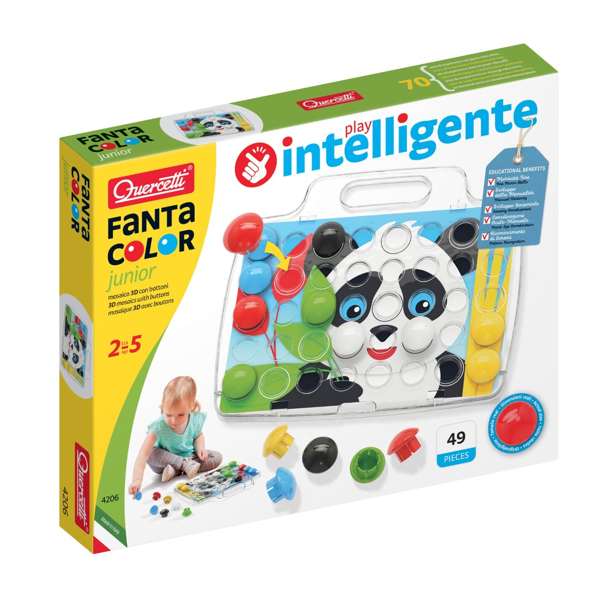 Set 40 piese Quercetti Pixel Junior 4206 - poza 1