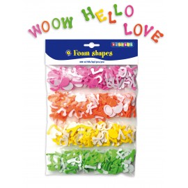 Set 400 litere autoadezive din spuma - poza 1