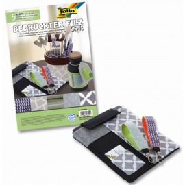 Set 5 coli fetru imprimat Style - poza 1