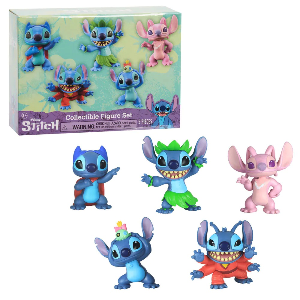 Set 5 figurine de colectie Disney Stitch - poza 2