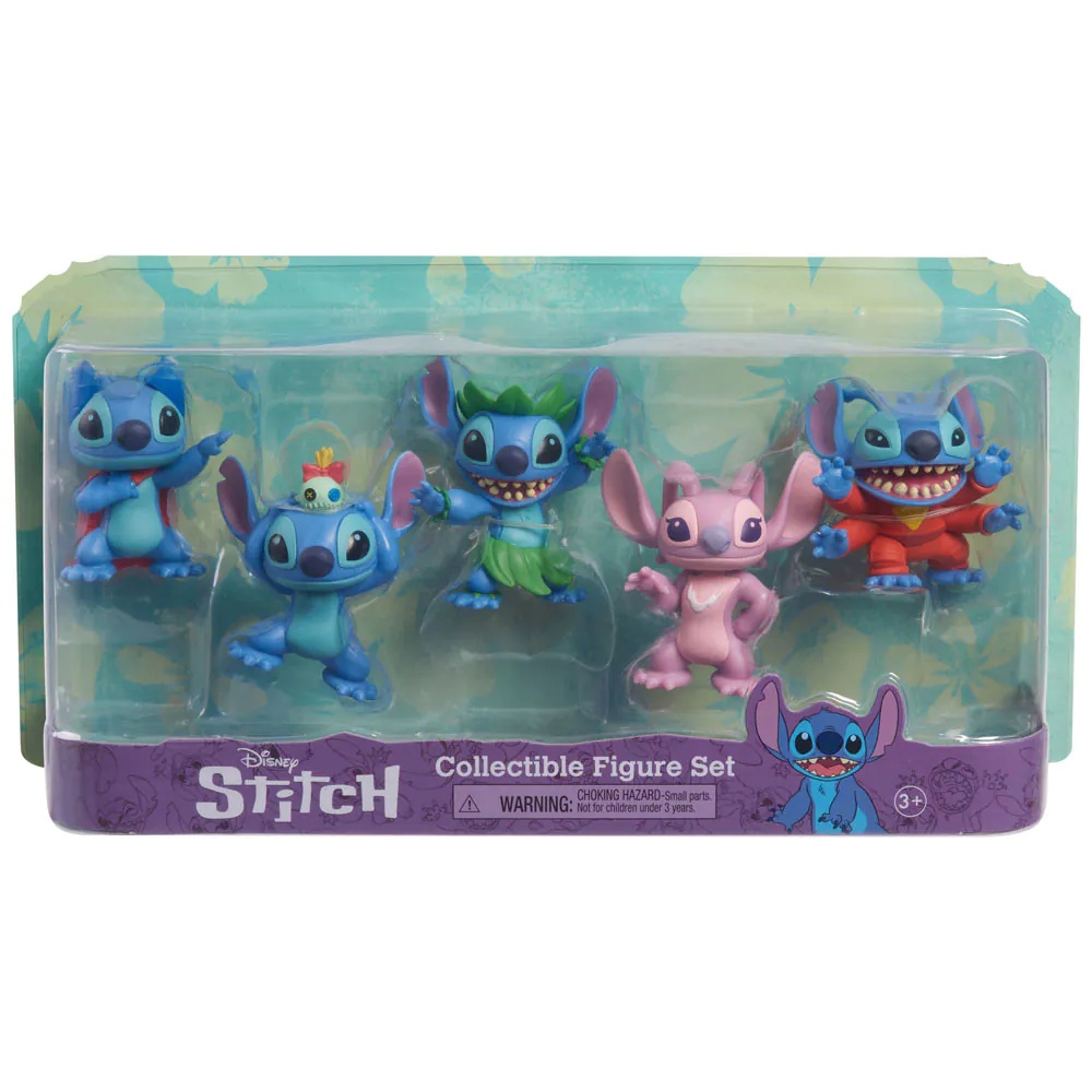 Set 5 figurine de colectie Disney Stitch - poza 3