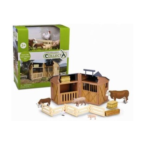 Set 5 figurine Hambar cu animale si accesorii Collecta - poza 1