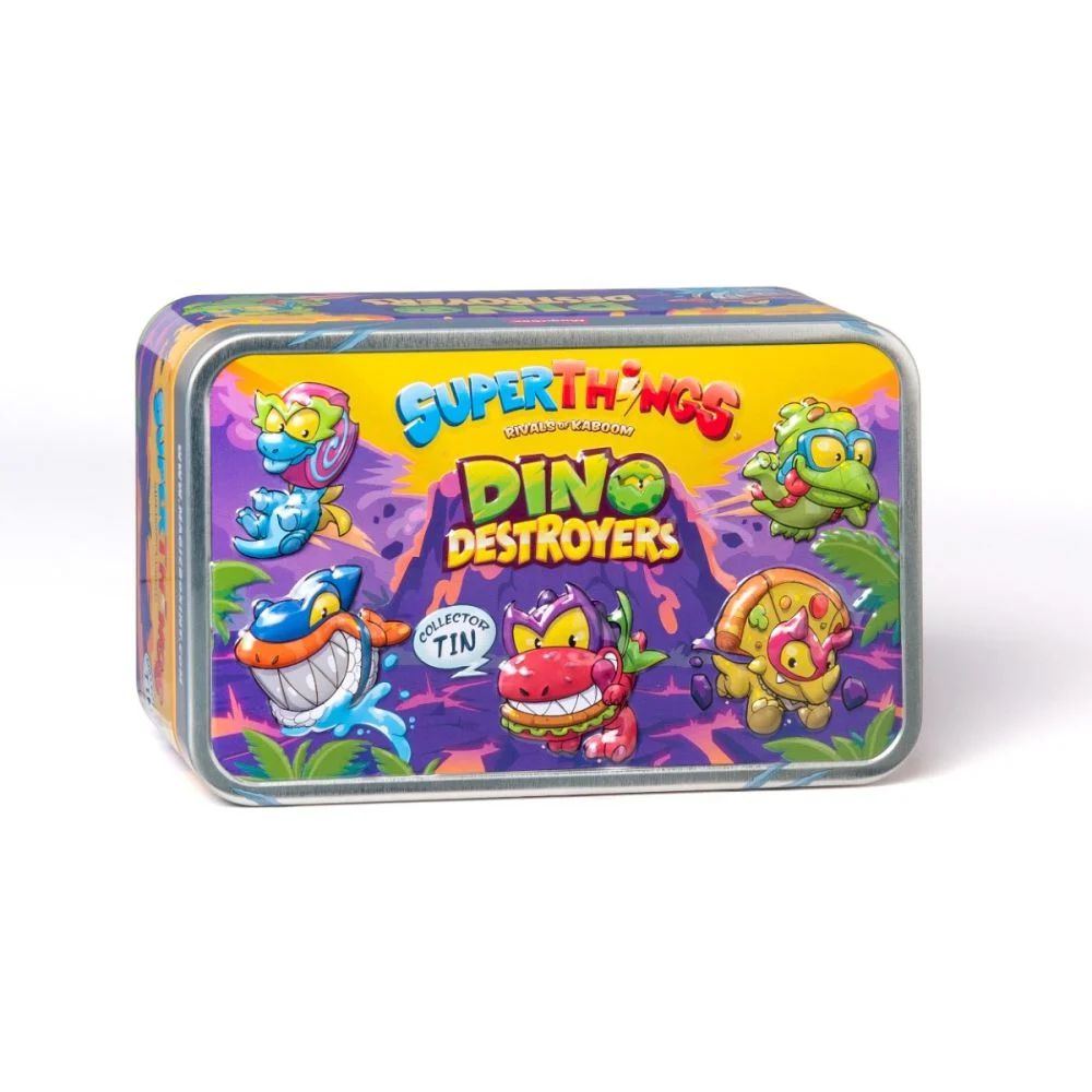 Set 5 figurine in cutie SuperThings Dino Destroyers - poza 4