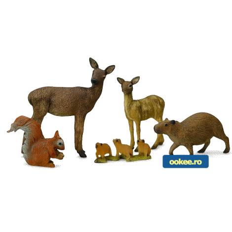 Set 5 figurine Lumea Padurii Collecta - poza 1